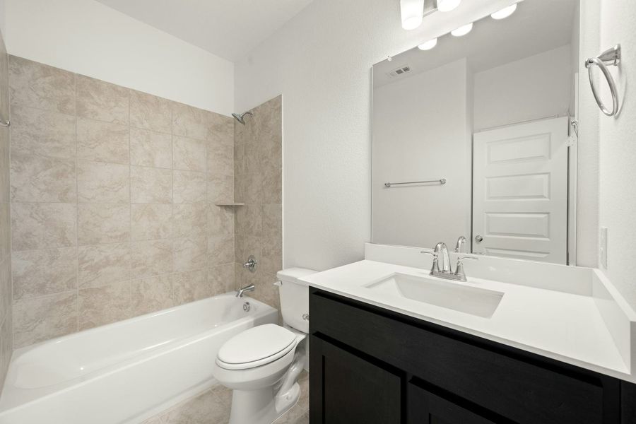 Furnished interior view inside a new home in Stone Eagle, Azle (Image 8).