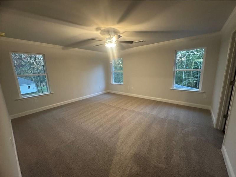 Spacious, unfurnished interior of a new home in The Fields of Walnut Creek, Pendergrass (Image 15). Spacious, unfurnished interior of a new home in The Fields of Walnut Creek, Pendergrass (Image 15).