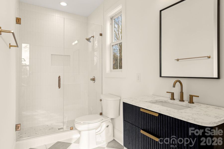 Furnished interior view inside a new home in , Charlotte (Image 33).