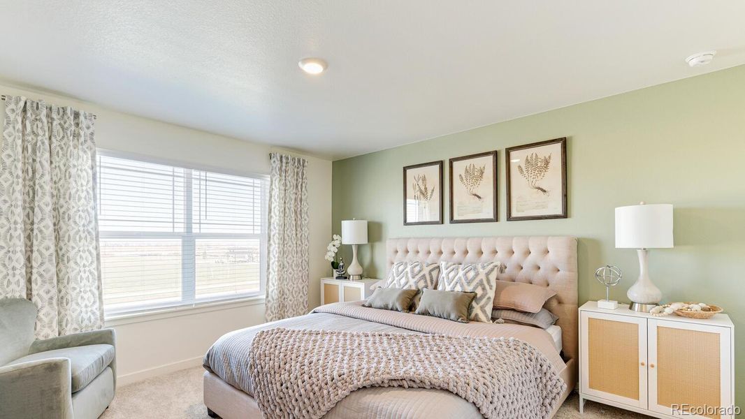 Furnished interior view inside a new home in Revere at Johnstown, Johnstown (Image 14).