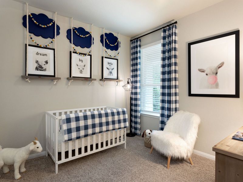 Furnished interior view inside a new home in Montgomery Oaks - Premier, Conroe (Image 10).