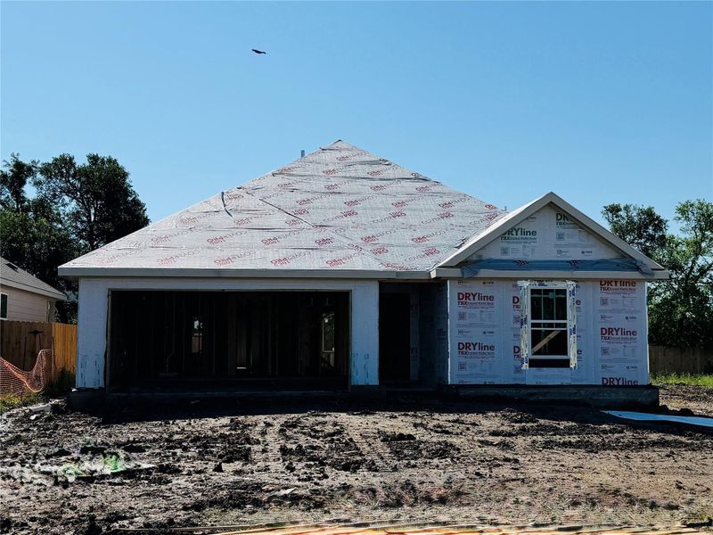 In-progress construction of a new home in Creeks Crossing, Elgin, TX (Image 12).