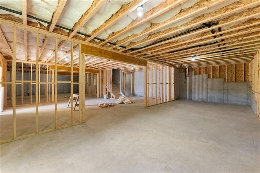 In-progress construction of a new home in , Gainesville, GA (Image 39).