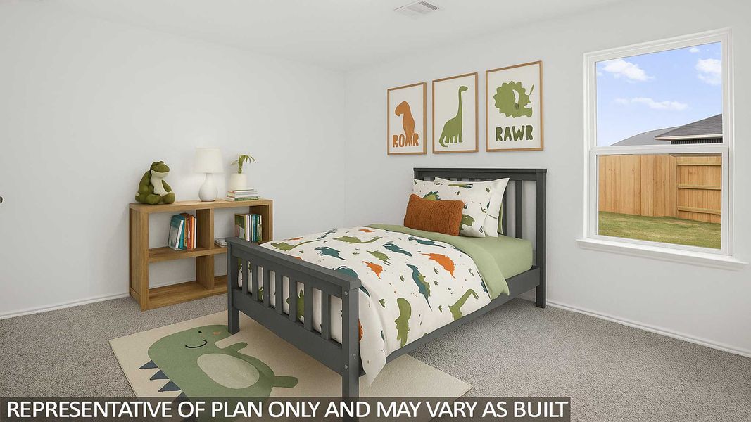 Furnished interior view inside a new home in Sunterra, Katy (Image 4).