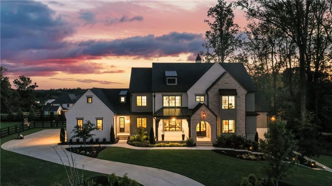 Front exterior of a new home in , Milton, GA, highlighting curb appeal (Image 33).