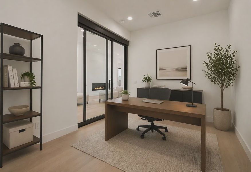 Office Virtually Staged - 13 of 20