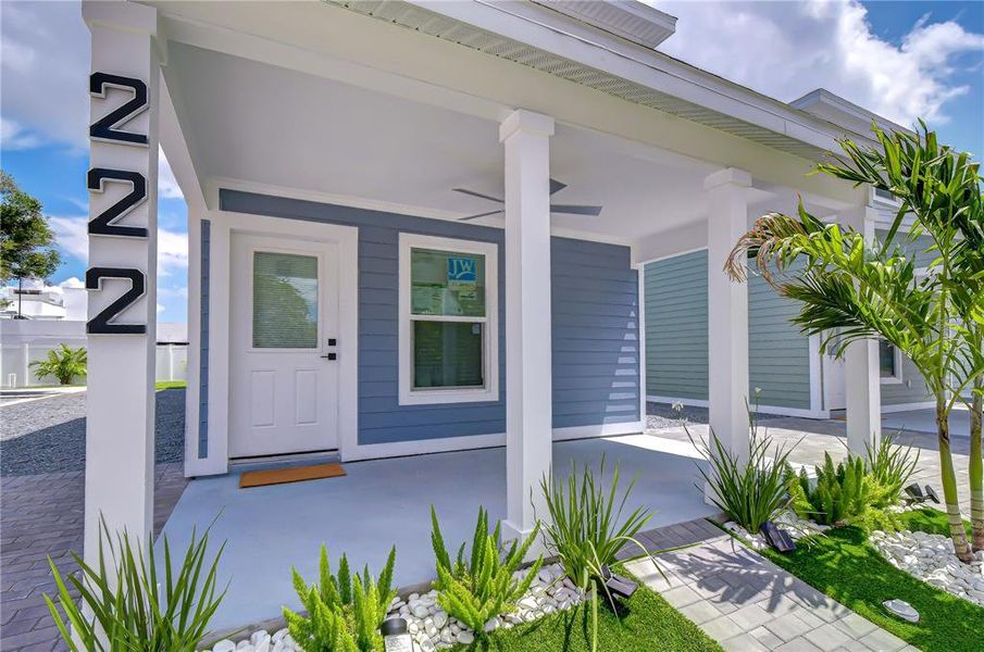 Exterior details and patio area of a home in , Bradenton (Image 3). Exterior details and patio area of a home in , Bradenton (Image 3).