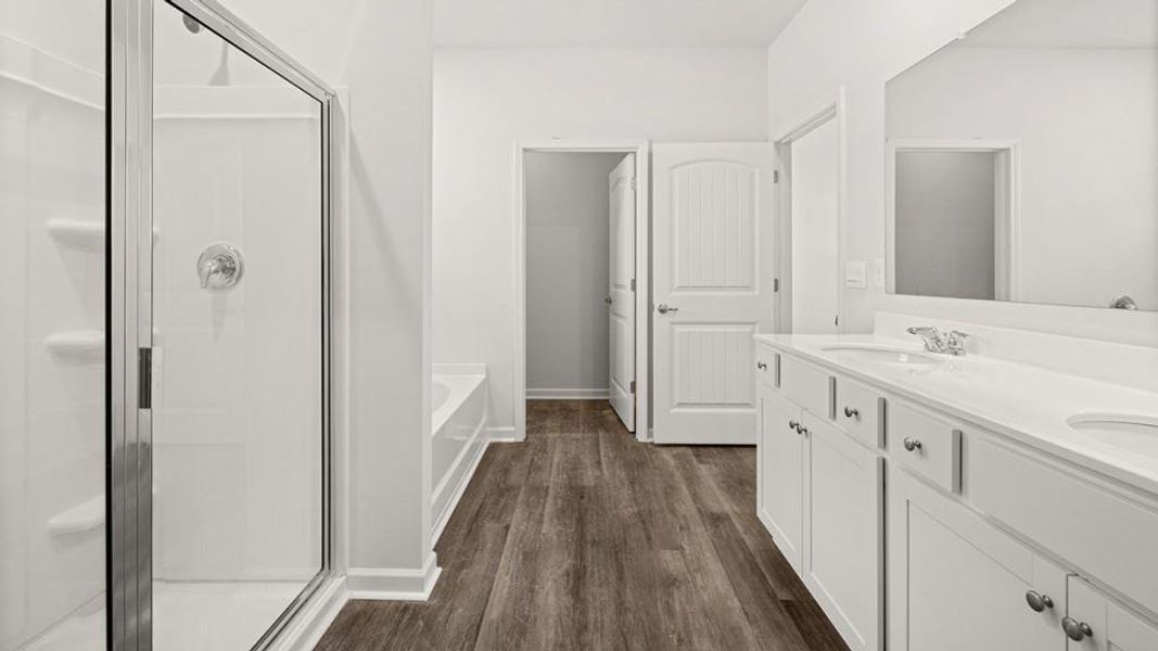 Furnished interior view inside a new home in Lost Creek, Dallas (Image 5).