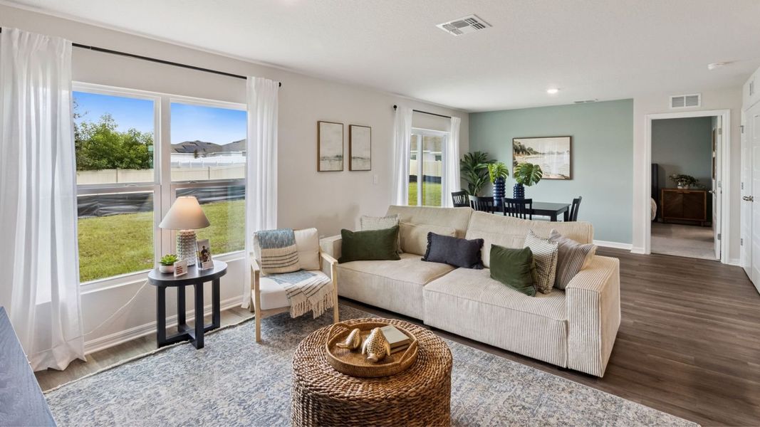 Representative furnished interior of a home built from the Archer II by D.R. Horton in Poinciana Enclave, Poinciana (Image 8).