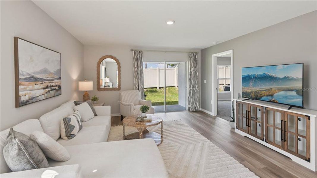 Furnished interior view inside a new home in Sandal Key, Weeki Wachee (Image 10).