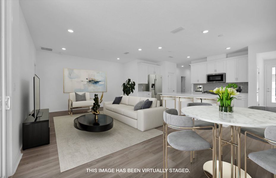 Representative furnished interior of a home built from the Drayton Select by Pulte Homes in Lakeview Estates, Palm Coast (Image 9).