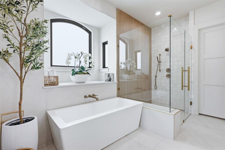 Furnished interior view inside a new home in , Heath (Image 10).