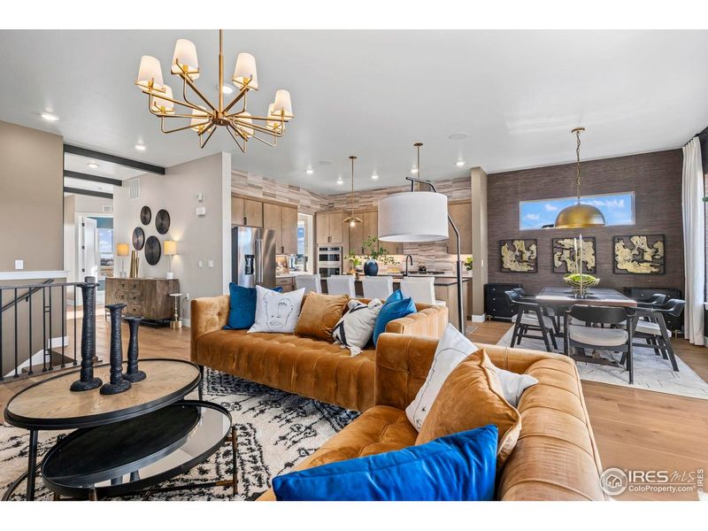 Furnished interior view inside a new home in , Fort Collins (Image 25).