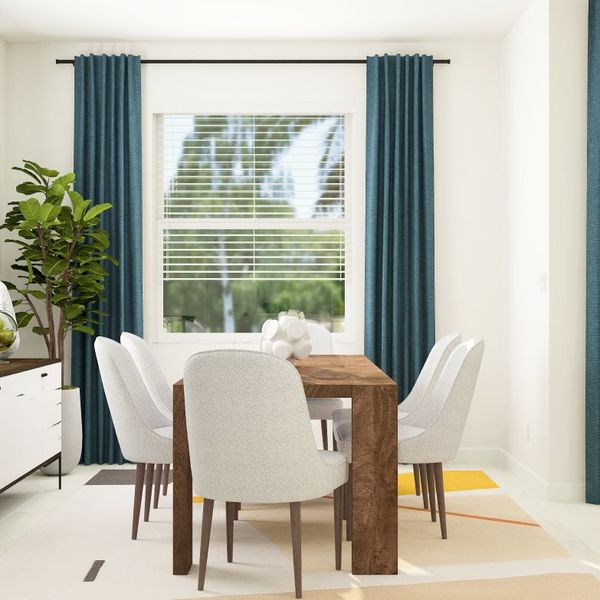 Sunburst dining room