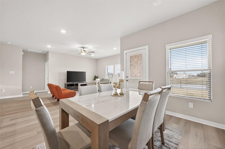 Furnished interior view inside a new home in Arabella on the Prairie, Richmond (Image 35).