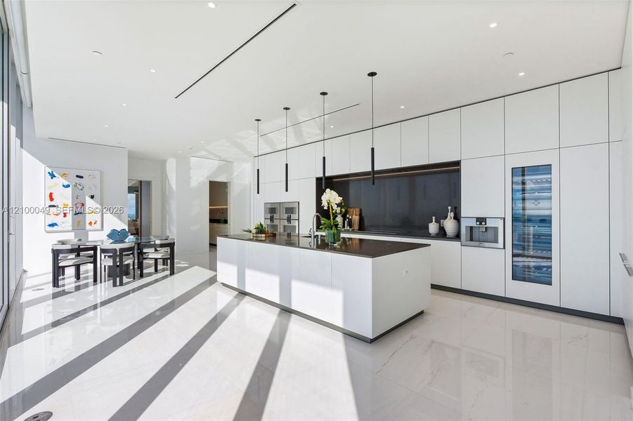 Furnished interior view inside a new home in , Miami (Image 11).