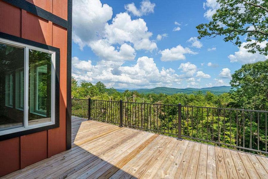 Exterior details and patio area of a home in , Ellijay (Image 43).