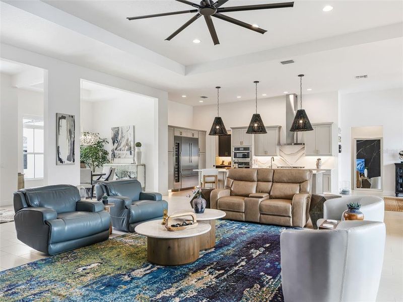 Furnished interior view inside a new home in , The Villages (Image 55). Furnished interior view inside a new home in , The Villages (Image 55).