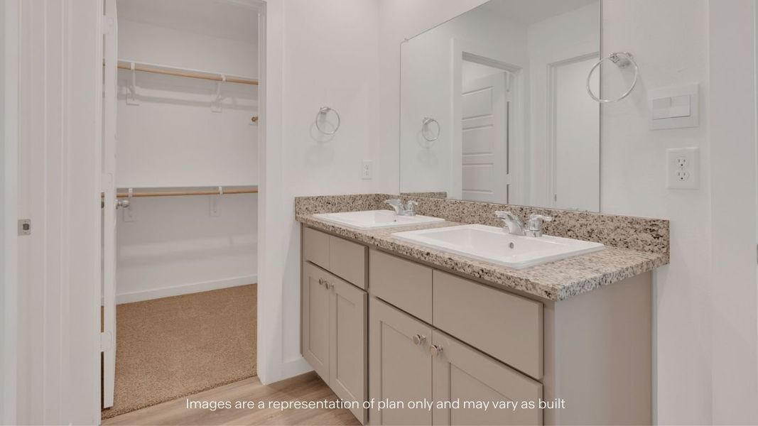 Furnished interior view inside a new home in Allen Farms, Lubbock (Image 6). Furnished interior view inside a new home in Allen Farms, Lubbock (Image 6).