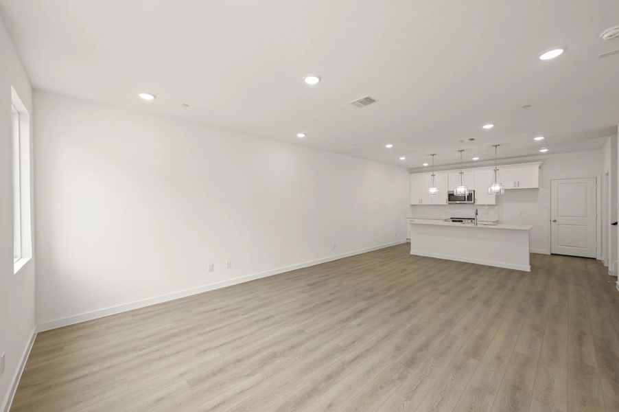 Open Kitchen-Living-Dining Room Representative Photo