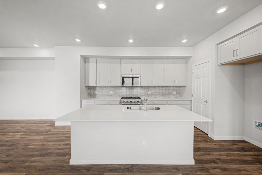 Furnished interior view inside a new home in Painted Prairie, Aurora (Image 7).