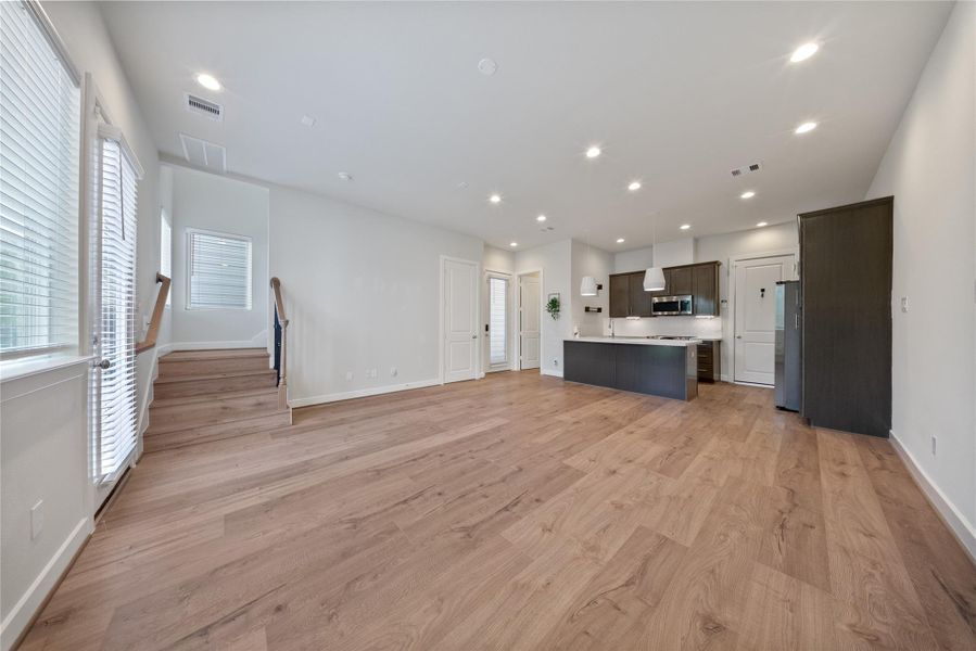 Living Room to Kitchen