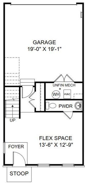 2D floor plan layout of this home in Nexton, Summerville, SC (Image 4).