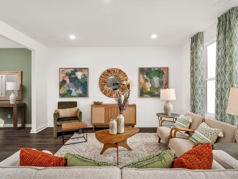 Furnished interior view inside a new home in Sage Farms, White House (Image 11).