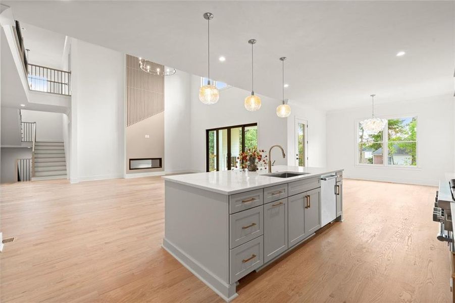 Furnished interior view inside a new home in , Marietta (Image 29).