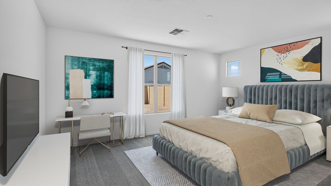 Furnished interior view inside a new home in Salero Journey Collection, Phoenix (Image 7). Furnished interior view inside a new home in Salero Journey Collection, Phoenix (Image 7).