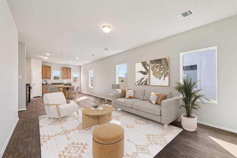 Furnished interior view inside a new home in Cascade, Liberty Hill (Image 4).