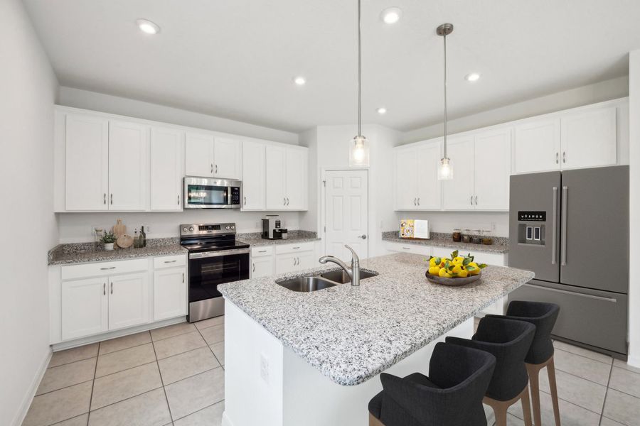 Kitchen of The Linden at Country Club Estates