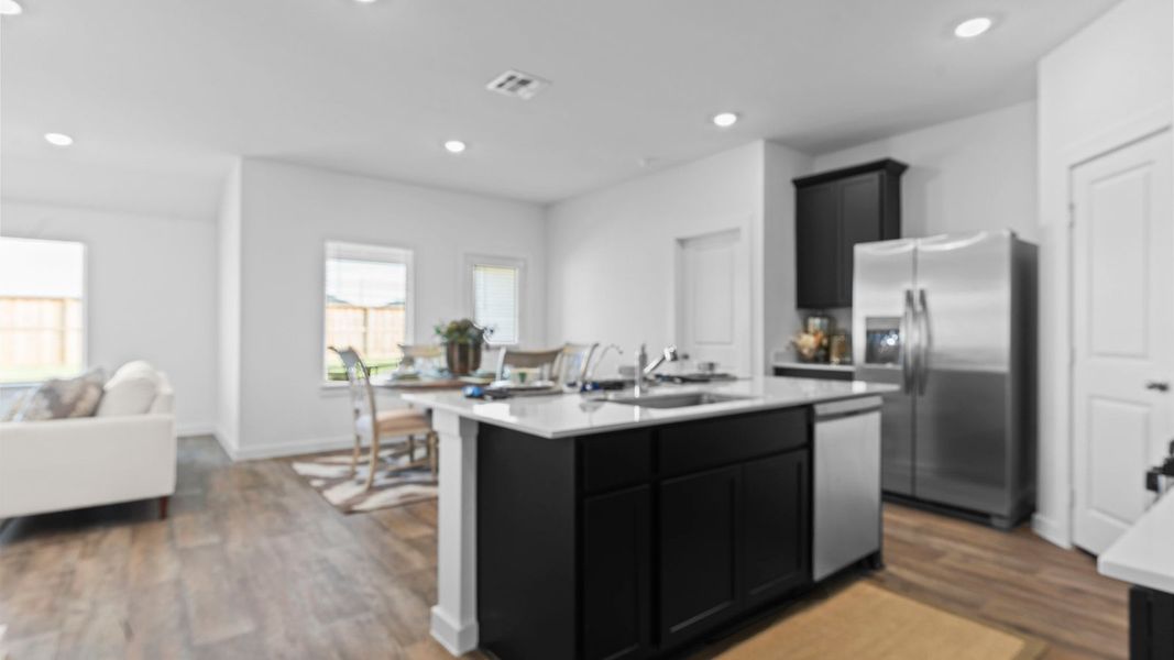 Furnished interior view inside a new home in Evergreen, Rosenberg (Image 7).