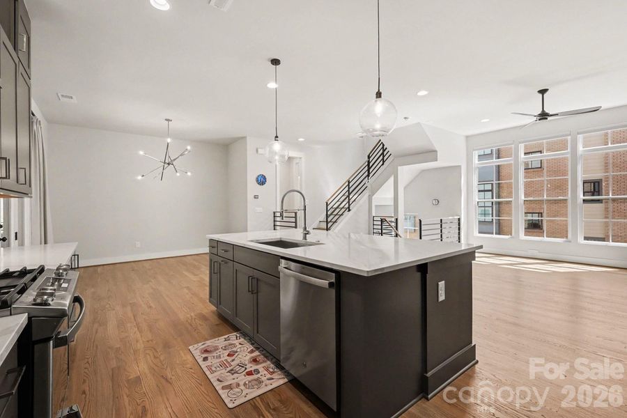 Furnished interior view inside a new home in , Charlotte (Image 12).