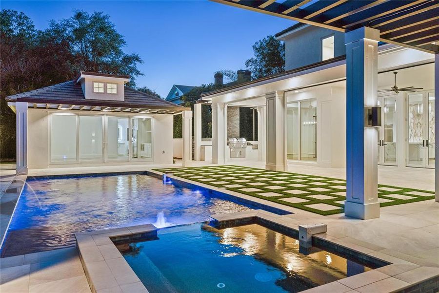 Exterior details and patio area of a home in , Winter Park (Image 3).