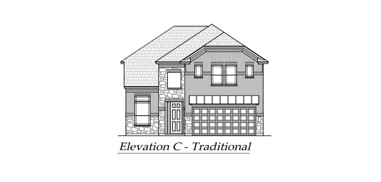 Representative rendering of the exterior for the Lincoln by Chesmar Homes (Image 21).