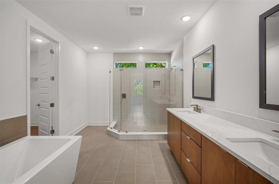 Furnished interior view inside a new home in , Tampa (Image 11). Furnished interior view inside a new home in , Tampa (Image 11).