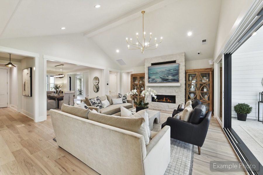 Furnished interior view inside a new home in Weddington Grove, Weddington (Image 16).