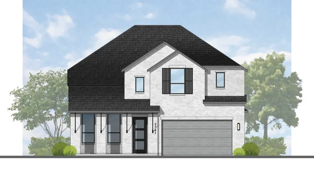 Representative Elevation - some options shown
