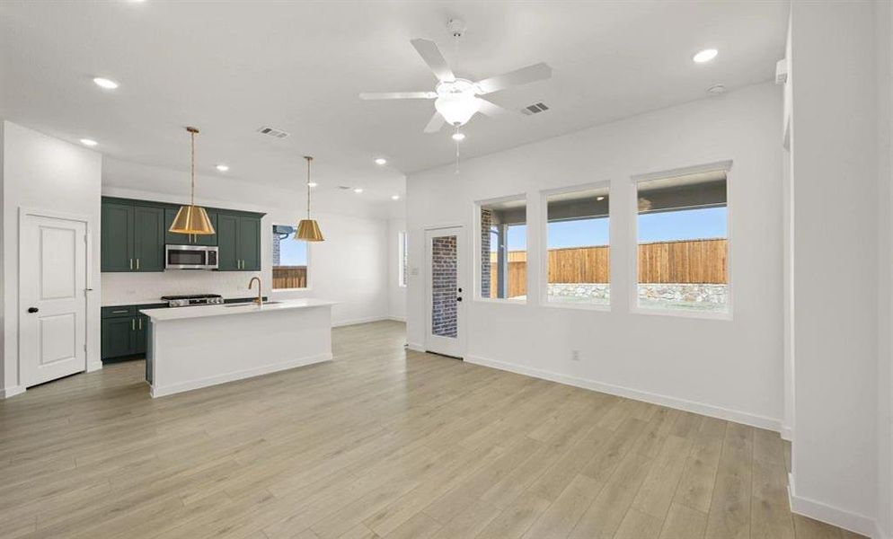 Open Kitchen-Living Room Representative Photo