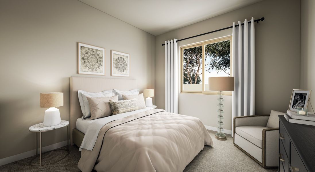 Representative furnished interior of a home built from the Dahlia Plan 5006 by Tri Pointe Homes in Soleo, San Tan Valley (Image 18).