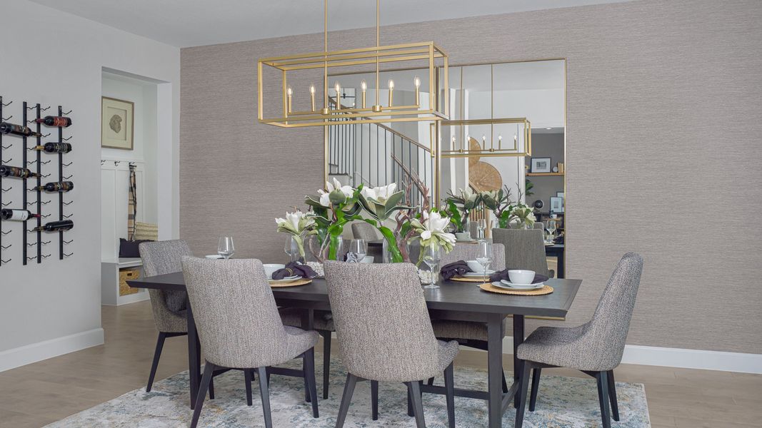 Representative furnished interior of a home built from the 3791W by Perry Homes in Briarley, Montgomery (Image 10).