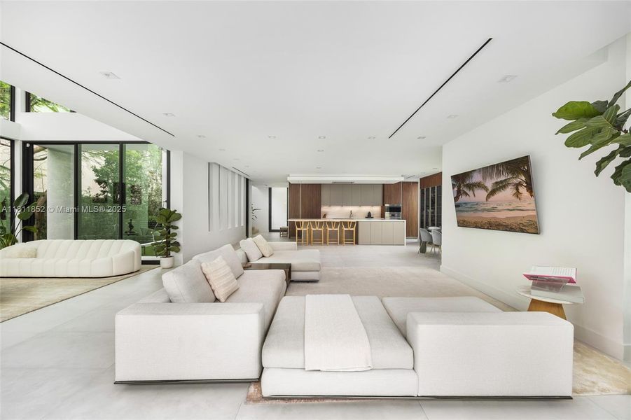 Furnished interior view inside a new home in , Miami Beach (Image 33). Furnished interior view inside a new home in , Miami Beach (Image 33).