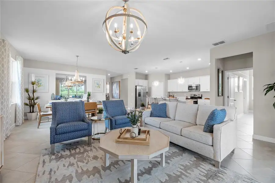 Furnished interior view inside a new home in Lennar at Turnleaf, Punta Gorda (Image 9).