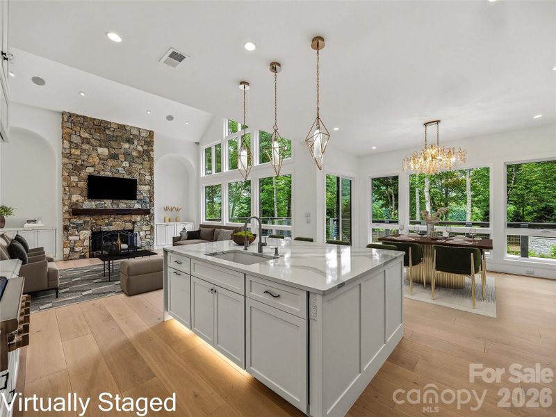 Furnished interior view inside a new home in , Arden (Image 10).