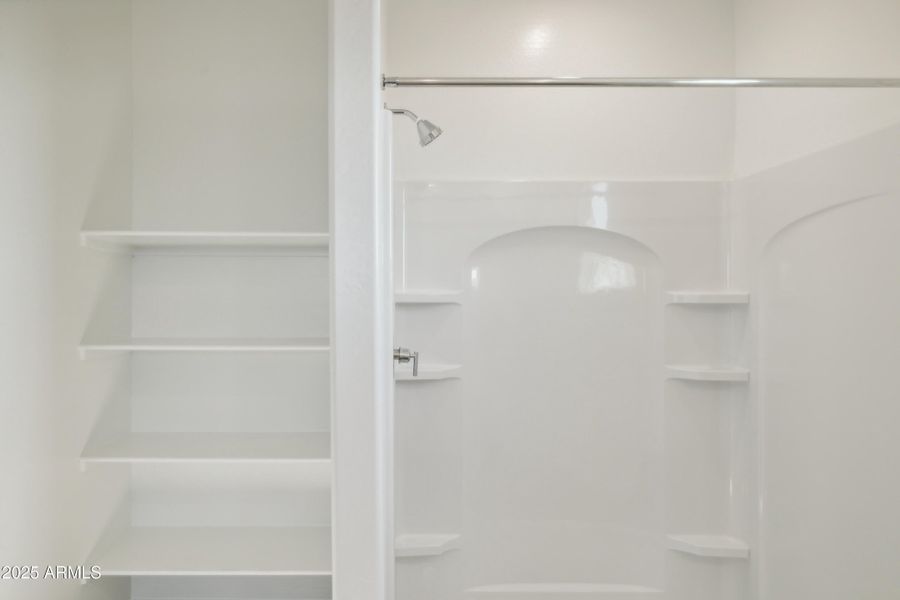 Primary shower Primary shower