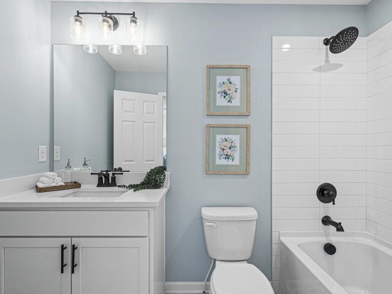 Representative furnished interior of a home built from the The Hickory A at Wehunt Meadow by Davidson Homes LLC in Wehunt Meadows, Hoschton (Image 26). Representative furnished interior of a home built from the The Hickory A at Wehunt Meadow by Davidson Homes LLC in Wehunt Meadows, Hoschton (Image 26).