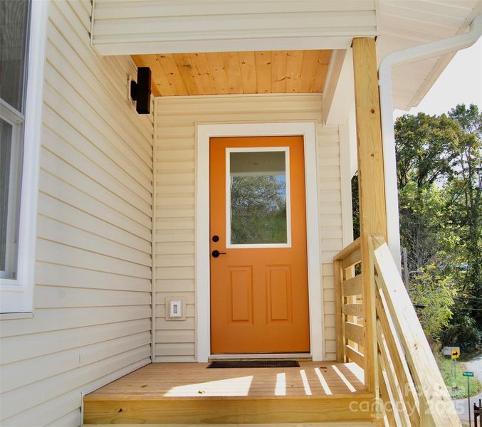 Exterior details and patio area of a home in , Mars Hill (Image 2).