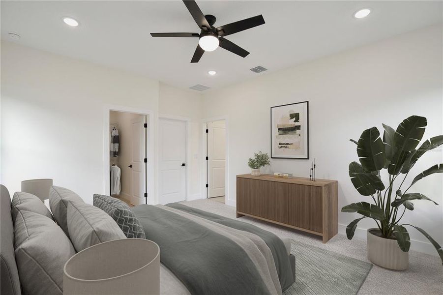 Furnished interior view inside a new home in , Groveland (Image 13). Furnished interior view inside a new home in , Groveland (Image 13).