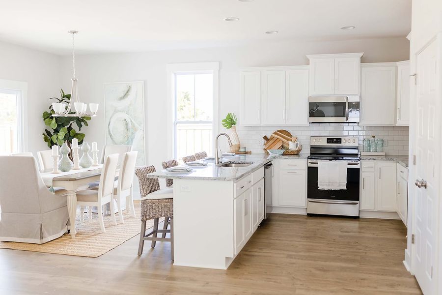 Representative furnished interior of a home built from the Laurel by Stevens Fine Homes in Parkwood Estates, Leland (Image 8).